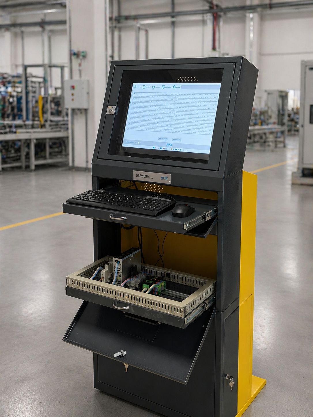 Air Sentinel — saha kabini ve panel PC kurulumu