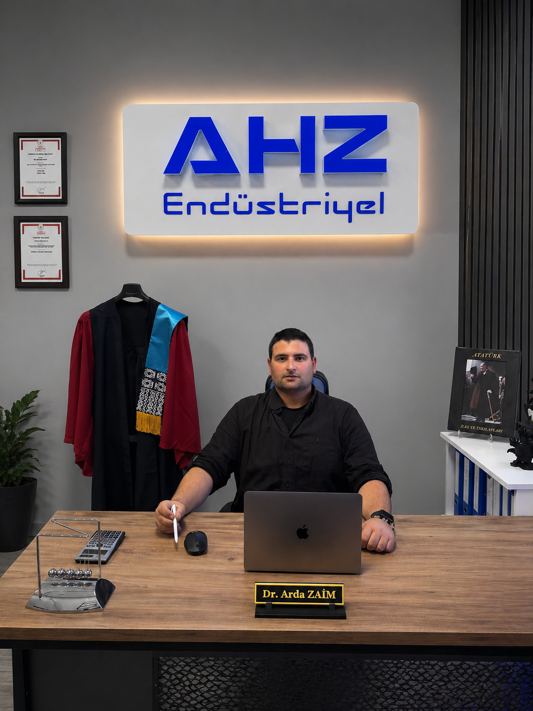 Dr. Arda Zaim, AHZ Endüstriyel Kurucusu