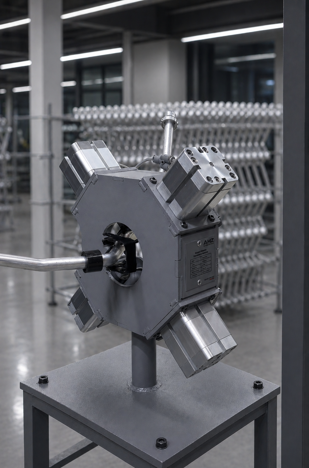 AHZ Endüstriyel Groex Kauçuk Rondela Genişletme Makinesi