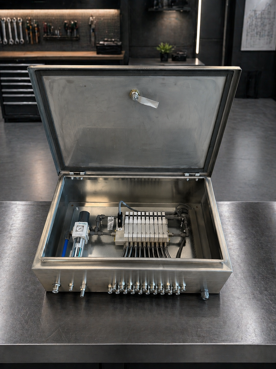 AHZ Endüstriyel imalatı Pnömatik Pano