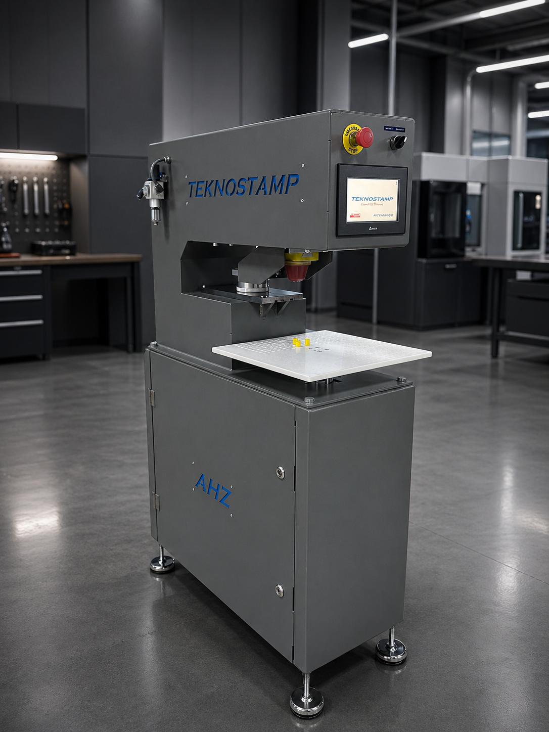 AHZ Endüstriyel Teknostamp Tampon Baskı Makinesi